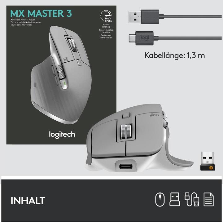Actual product image Logitech MX Master 3 (Wireless)