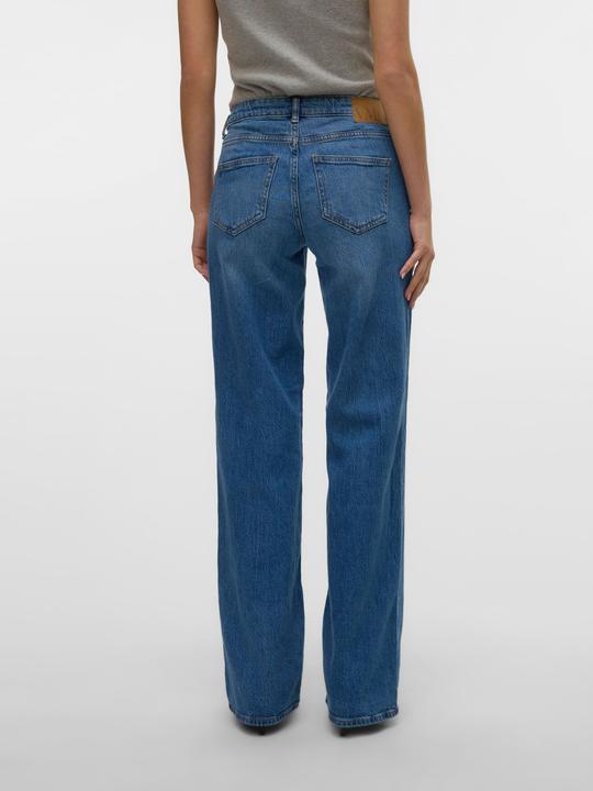 Actual product image Vero Moda VMVANESSA Niedrige Taille Weiter Beinschnitt Jeans Hose mit weitem Beinschnitt (25)