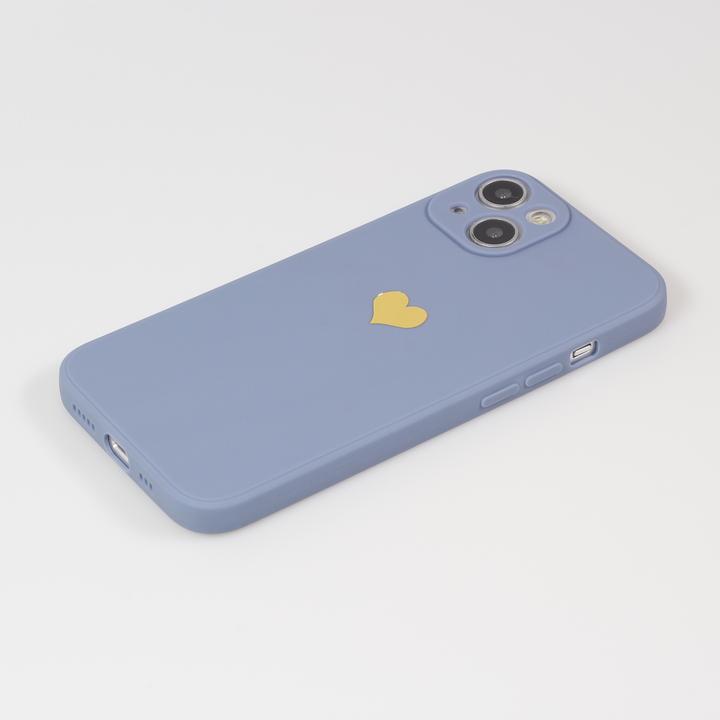 Image du produit PhoneLook Coque Silicone Mat Coeur doré (Apple iPhone 16e)