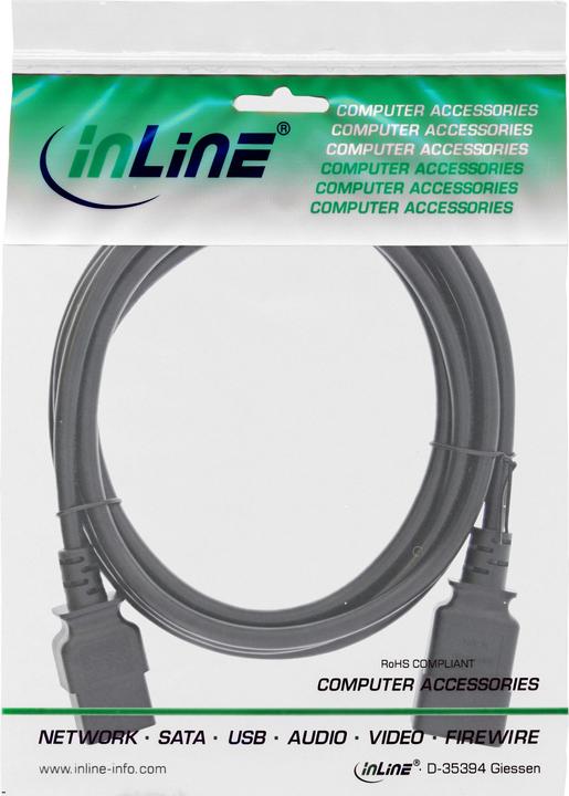 Immagine prodotto InLine ® Prolunga per apparecchi IEC 16A, da C19 a C20, 0,3m (0.30 m, C20)
