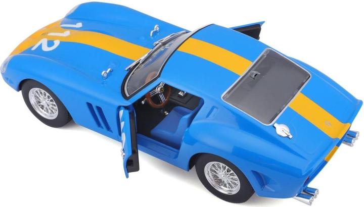 Actual product image Bburago Ferrari Racing kit 250 GTO 1/24 blue