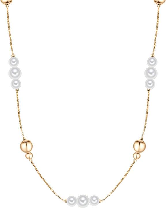Image du produit Lulu & Jane Femme laiton perle de culture or jaune 90,0 cm - 29461 (Laiton, 90 cm)