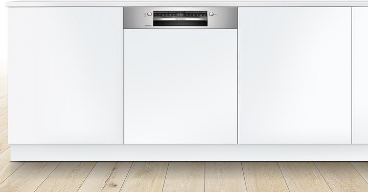 Actual product image Bosch Hausgeräte Series 4, Semi-integrated dishwasher, 60 cm, stainless steel, SMI4EVS15E