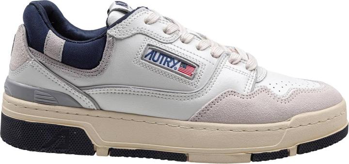 Autry sneakers clc low in suede and nubuk white and blue (42)