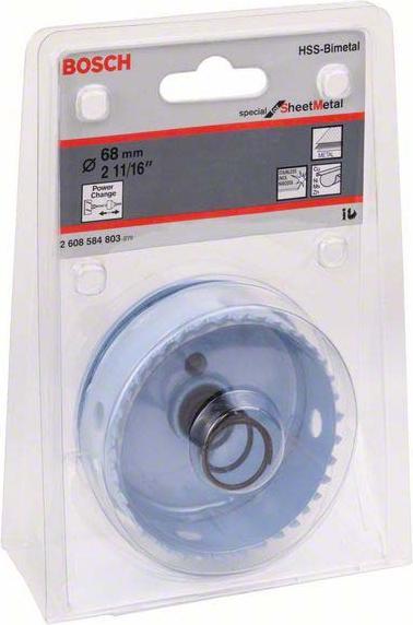 Immagine prodotto Bosch Professional Zubehör Sega a tazza speciale per lamiera, 68 mm, 2 11/16 pollici (68 millimetri)