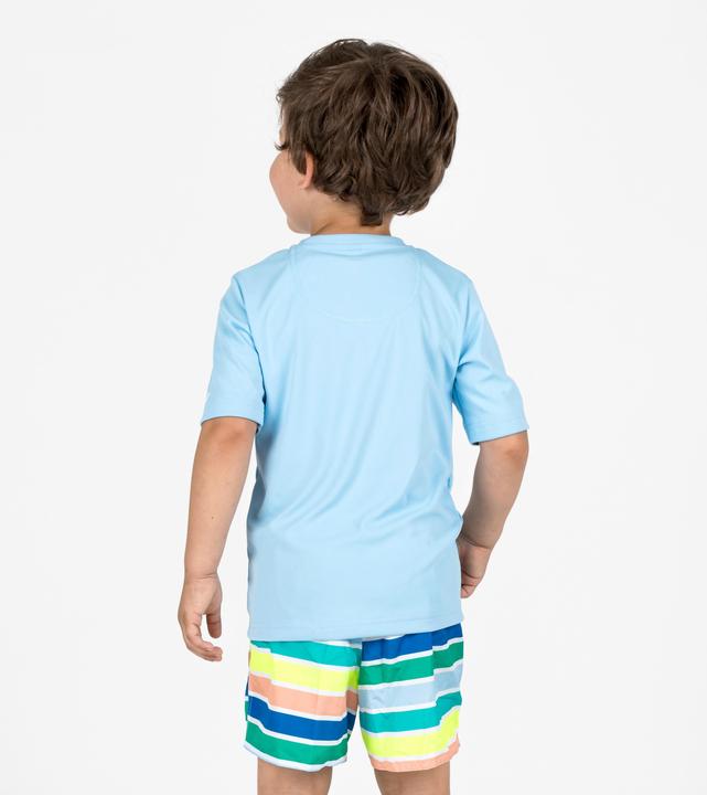 Actual product image Olaian Boardshorts Jungen 100 Stripy mehrfarbig gestreift (6, 7, 8)