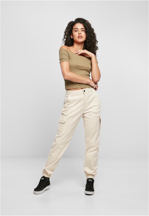 Image du produit Urban Classics Ladies Off Shoulder Rib Tee (S)
