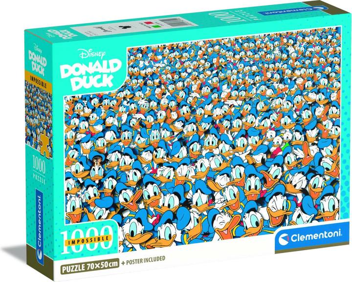 Actual product image Clementoni Donald Duck Puzzle Impossible 1000 (1000 pieces)