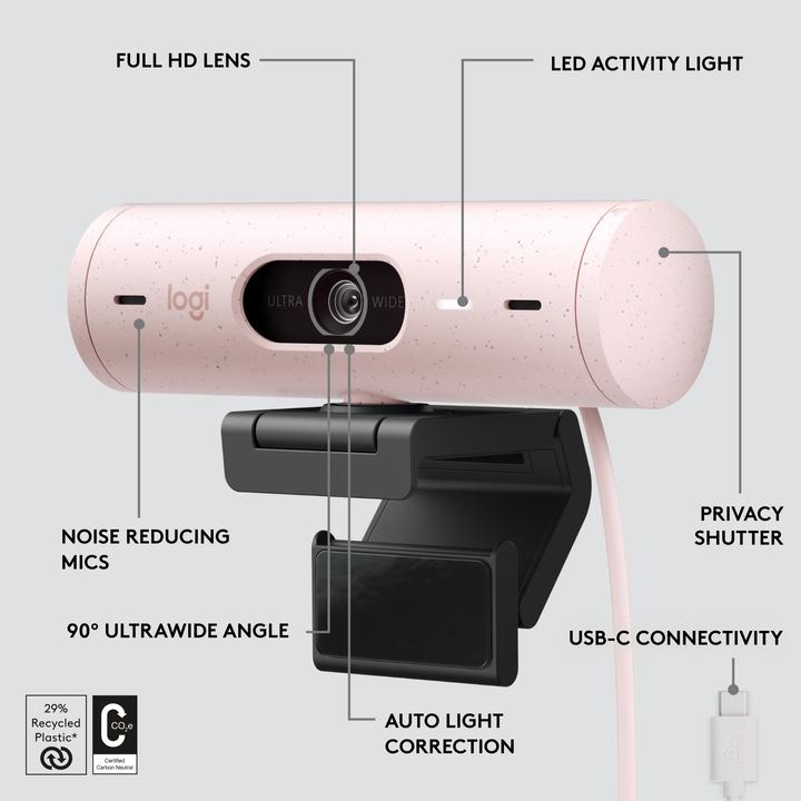 Actual product image Logitech Brio 500 (4 Mpx)