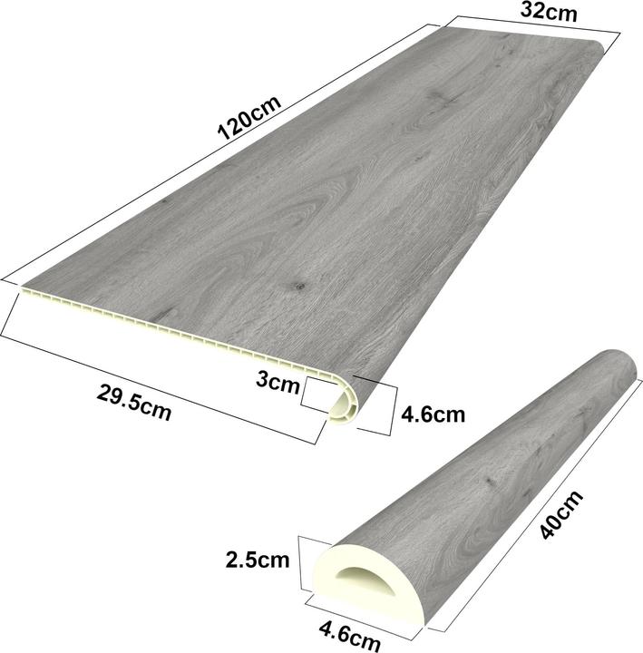 Actual product image neu.holz Staircase panelling (120 x 32 cm)