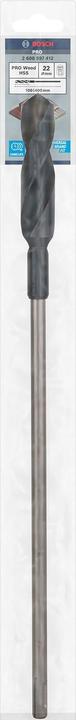Produktbild Bosch Professional Zubehör PRO Wood HSS Installationsbohrer, 22 x 100 x 400 mm (22 mm)