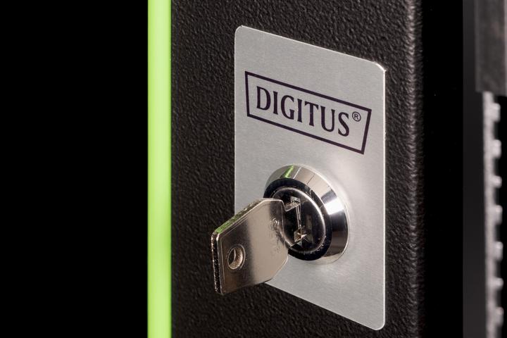 Image du produit Digitus Coffret mural 48,3cm 19 pouces 16U SoHoline RAL9002 noir sans étagère (16 HE, Rack 19 pouces)
