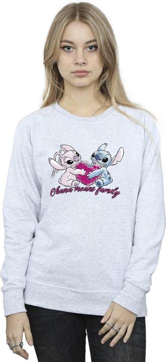 Image du produit Disney - Sweat LILO AND STITCH OHANA HEART WITH ANGEL - Femme (XXL)