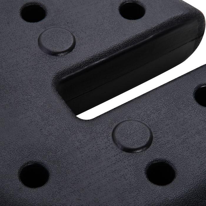 Produktbild Swisshandel24 4 Stk. Pavillon Standfuss Gewicht Partyzelt Pavillongewicht befüllbar bis 5 kg HDPE-Kunststoff Schwa (6 cm, 25 cm)