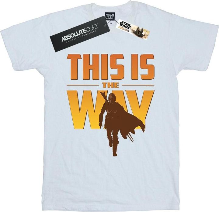 Actual product image Star Wars Boys The Mandalorian This Is The Way T-Shirt (104)
