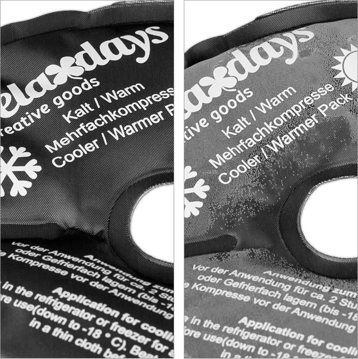 Image du produit Relaxdays 4x coussinets de refroidissement pour les genoux (4 x, 110 g)