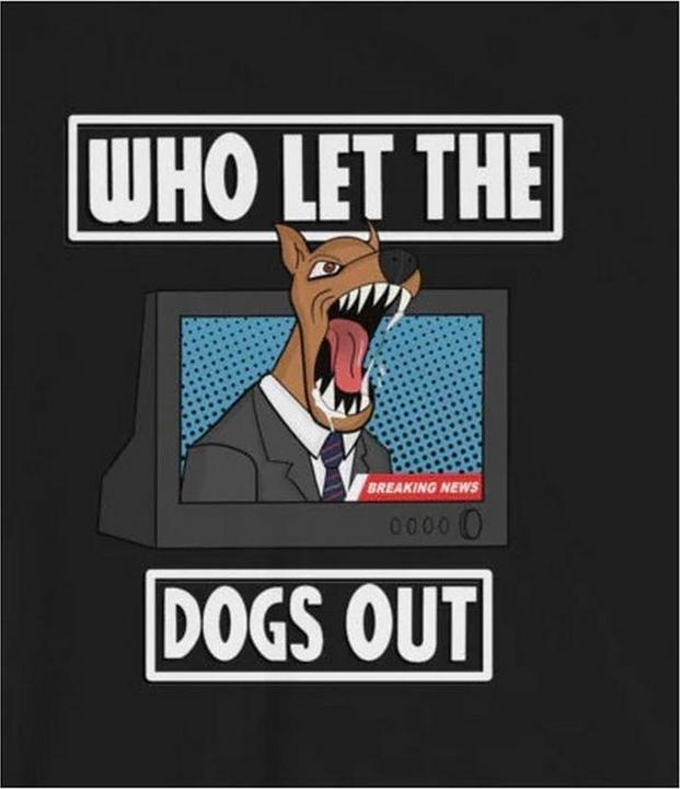 Produktbild Horror Line Who Let The Dogs Out TShirt (L)