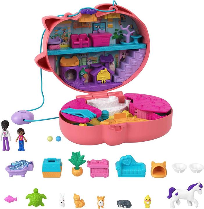 Polly Pocket BORSETTA DOLCE MICETTO CON SHANI™ Cofanetto