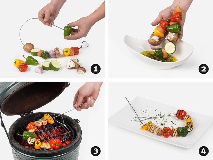 Actual product image FireWire Flexible barbecue skewers set of 2
