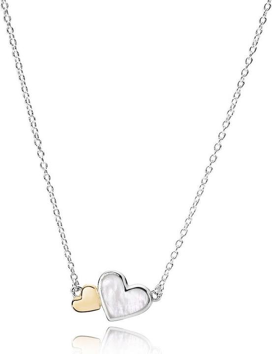 Immagine prodotto Pandora Collana con cuori delicati - 590519ACZ (Argento, Oro)