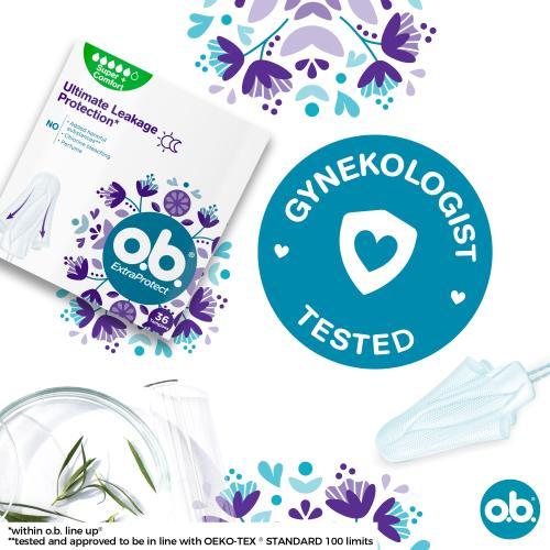 Image du produit o.b. Tampons Extra Protect Super Plus - Variant : 36 ks (36 x, Normal)
