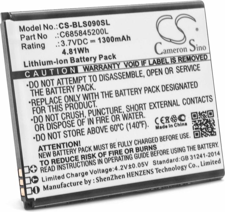 XCell Li-Ion-Akku 1300mAh 3.7V für Handy, Smartphone Blu C685845200L
