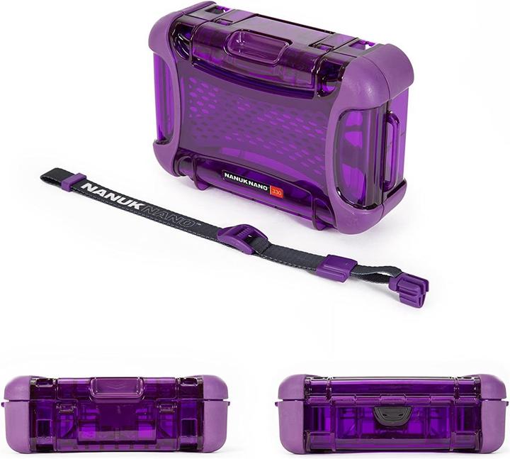 Immagine prodotto Nanuk Cover Protettiva Nano 330 - violetto (Borsa a tracolla per fotocamera, 4.04 l)