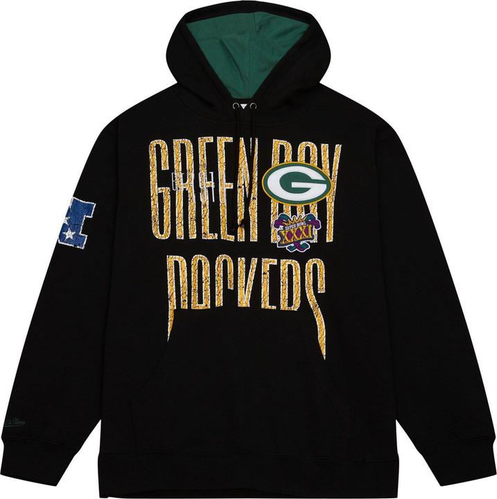 Mitchell & Ness Fleece Hoody - NFL Green Bay Packers - M (M)