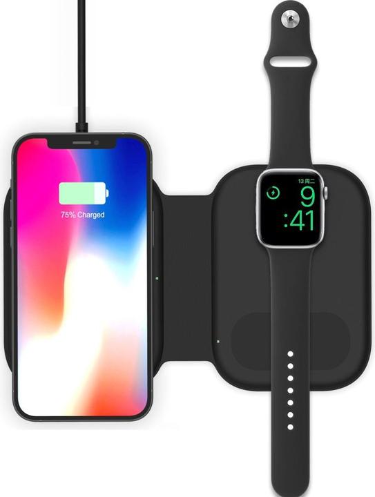 Actual product image Apfelkiste MagSafe Qi wireless charging pad for iPhone / Apple Watch / AirPods (15 W)