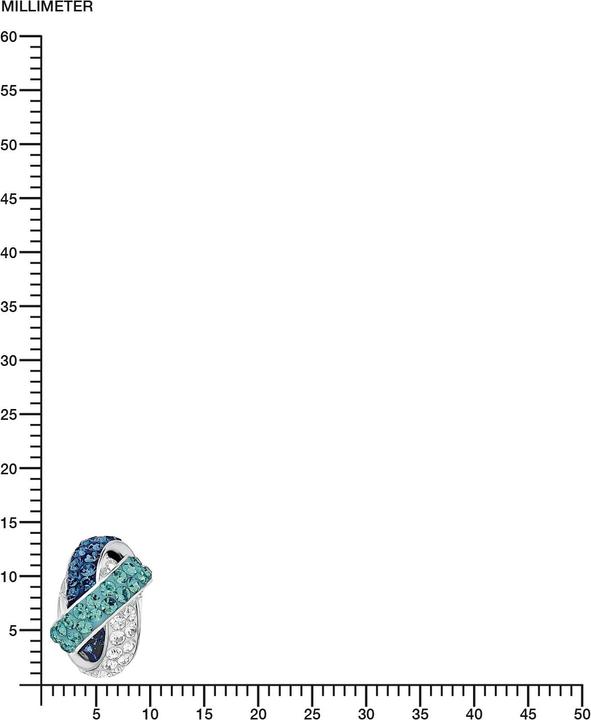 Image du produit Amor Colliers (Argent, Cristal Swarovski, 45 cm)