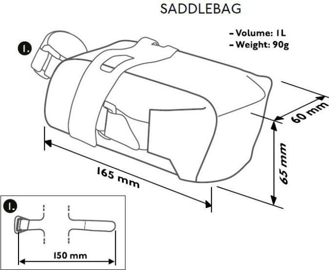 Actual product image PRO Gravel (0.60 l, Saddle bag)