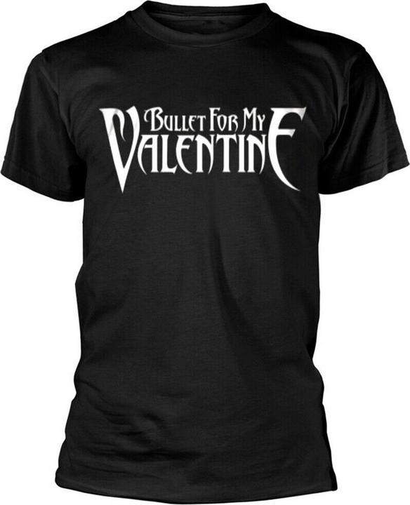 Actual product image Bullet For My Valentine Unisex Adult Logo Cotton T-Shirt (XL)