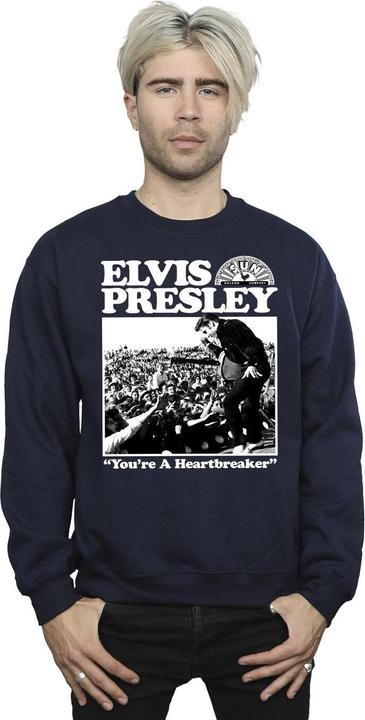 Immagine prodotto Elvis A Heartbreaker Felpa Uomo (S)