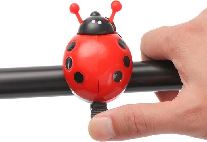 Actual product image JTI Bell for children's bike - ladybird