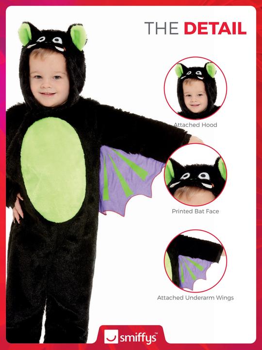 Image du produit Fasnacht Costume de chauve-souris pour les tout-petits (98, 104)
