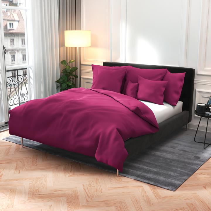 Actual product image Lotus Bettwaren Satin uni (Duvet cover, 160 x 210 cm)