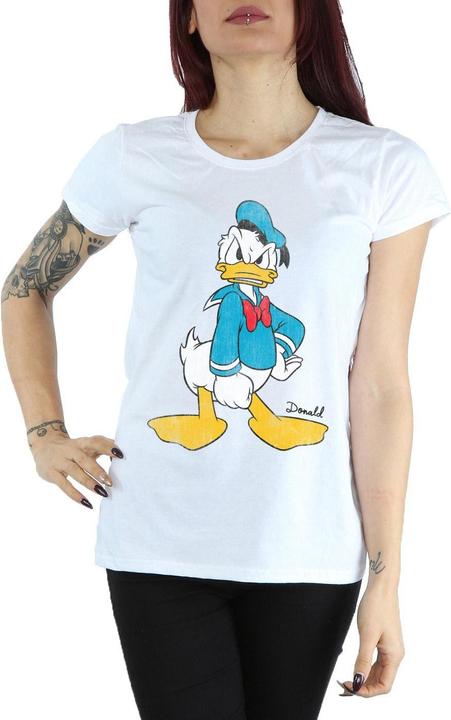 Actual product image Disney Womens/Ladies Donald Duck Angry Cotton T-Shirt (L)