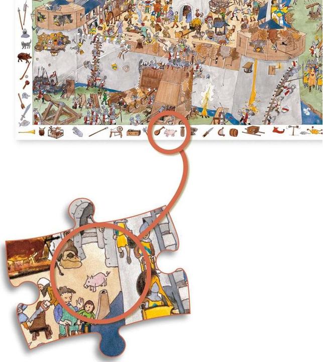 Image du produit Djeco Le château, 100 pièces (100 pièces)
