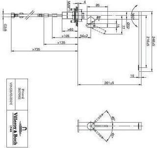 Actual product image Villeroy & Boch V&B Single-lever sink mixer FINERA anthracite