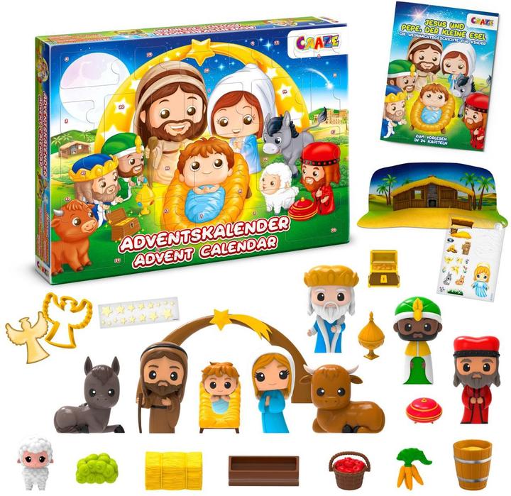 Actual product image Craze Advent Calendar Christmas Story