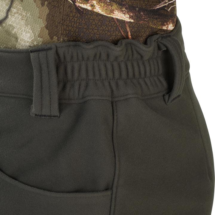 Produktbild Solognac Jagdhose Fleece warm geräuscharm grün 100 (M)