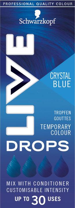 Actual product image Schwarzkopf Live Temporary Colour Drops Petal Pink (Blue)