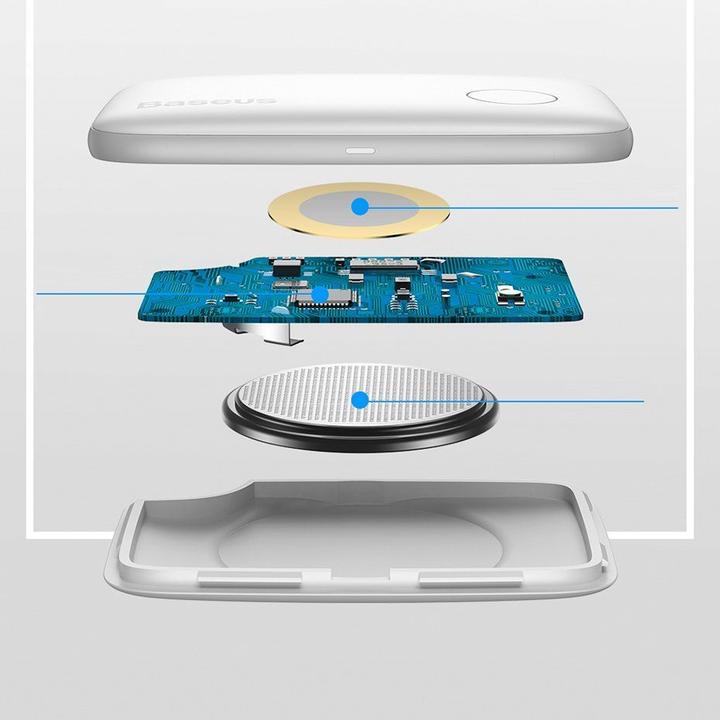 Produktbild Baseus Intelligent T2 ropetype anti-loss device White (Android, iOS)