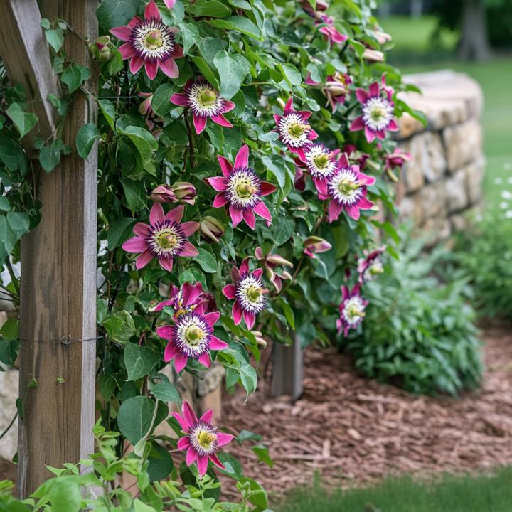Produktbild Plant in a Box Passiflora x violacea 'Victoria' - 2er-Set Passionsblume (110 cm)