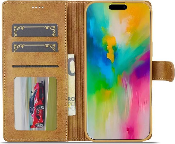 Immagine prodotto LC.Imeeke Custodia in pelle per iPhone 16 Pro - (Apple iPhone 16 Pro)