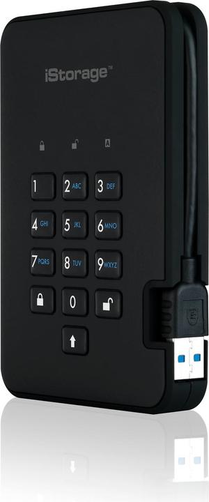 Actual product image iStorage diskAshur2 SSD 8TB - Black (8000 GB)