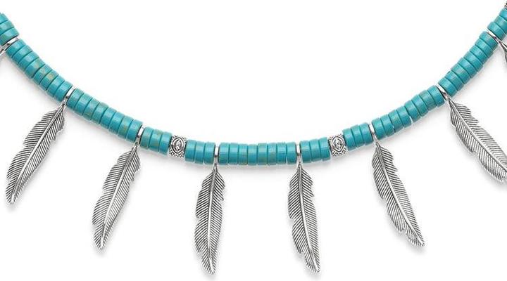 Produktbild Thomas Sabo Collier Ethno Feder (Silber)