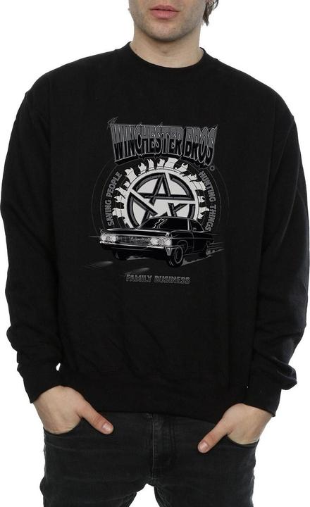Actual product image Supernatural Mens Winchester Bros Sweatshirt (3XL)