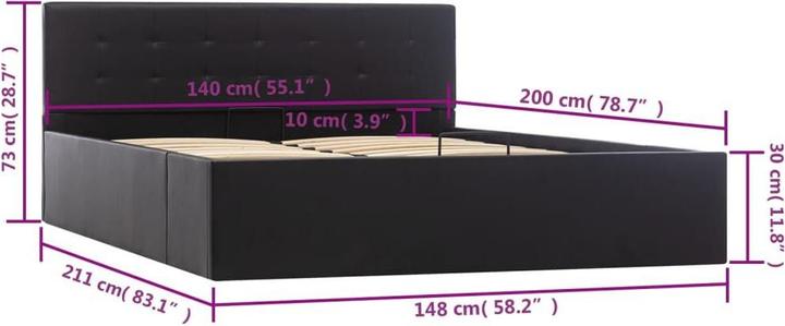 Actual product image VidaXL Bine (140 x 200)