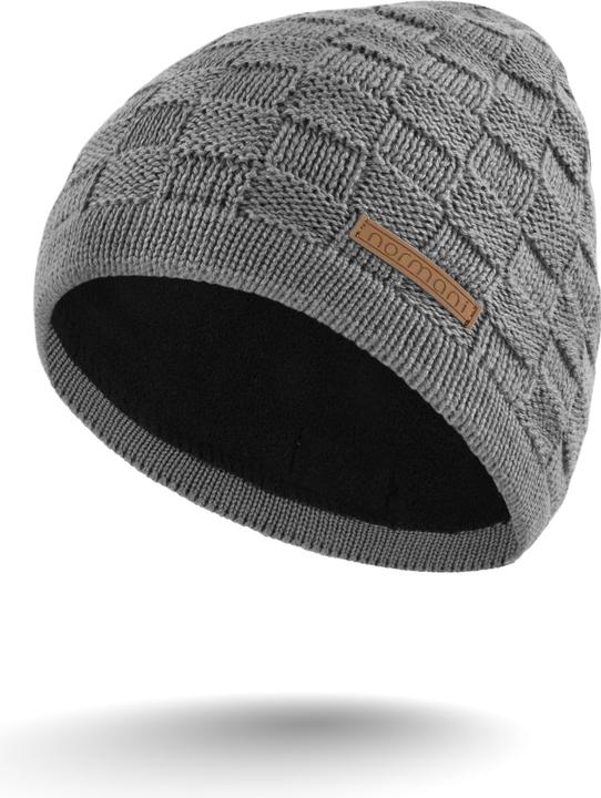 Normani Merinowoll-Mütze mit Design Yuma (One Size)